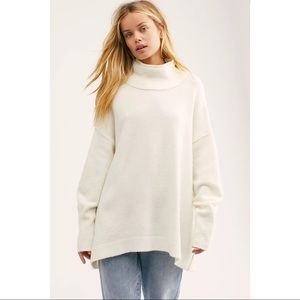 Free People Afterglow Mock Neck Top